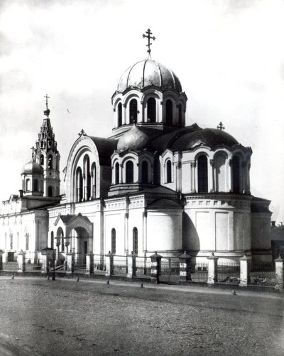 Iglesia de la Madre de Dios de Kazán, Moscú, 1881 de Russian Photographer